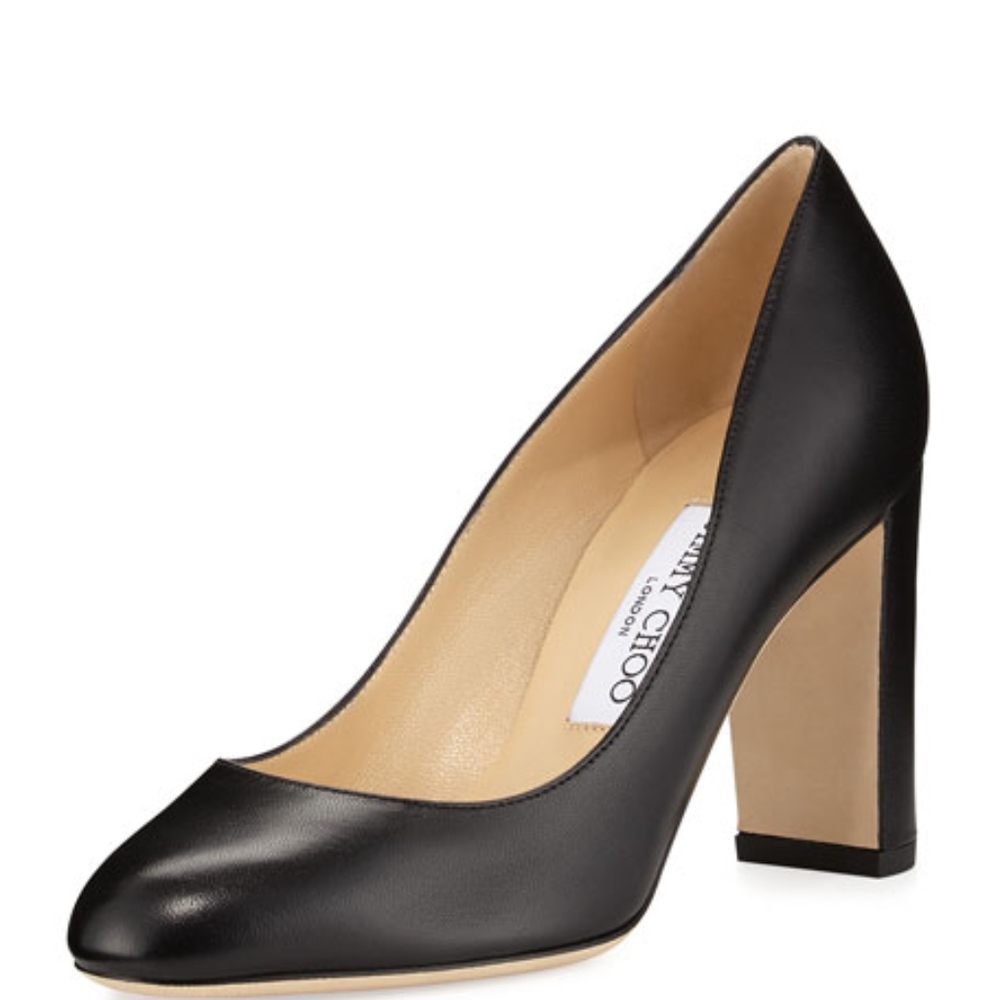 NIB Jimmy Choo Laria Block Heel Pumps